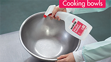 Alcohol Sanitizer S-1 for cooking bowls.